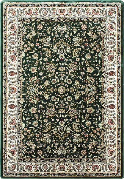 BE Koberec Anatolia 5378 GREEN – zelený obdĺžnikový Rozmer: 70x100 cm
