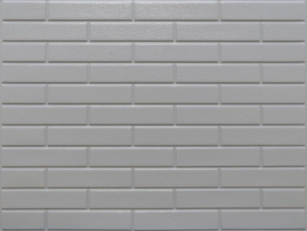 Obkladové panely 3D OS03-K05, cena za kus, rozmer 440 x 580 mm, malá tehla sivá, IMPOL TRADE