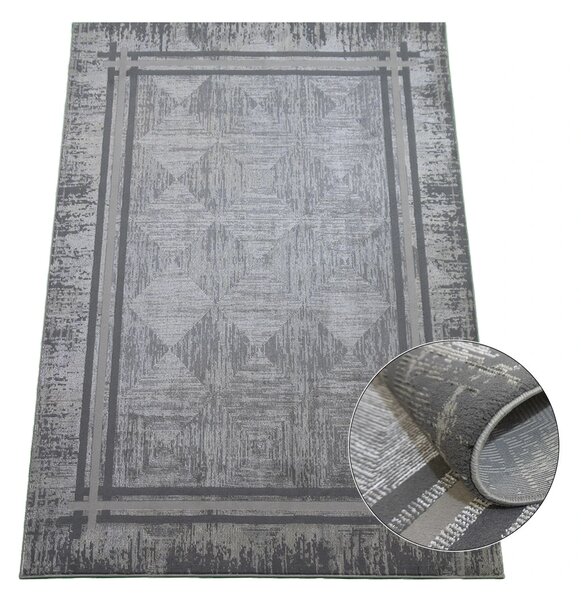 BE Koberec Allianz 6303 GREY – sivý obdĺžnikový Rozmer: 80x150 cm