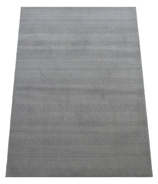 BE Koberec Zurich 1901 GREY – sivý obdĺžnikový Rozmer: 60x100 cm
