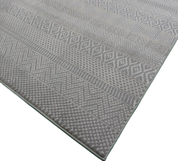 BE Koberec Zurich 1901 GREY – sivý obdĺžnikový Rozmer: 60x100 cm