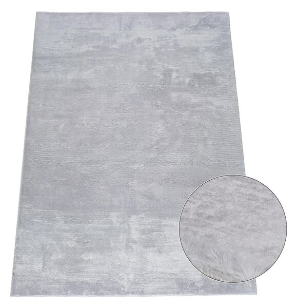 BE Koberec Rabbit 62 GREY – sivý obdĺžnikový Rozmer: 40x60 cm