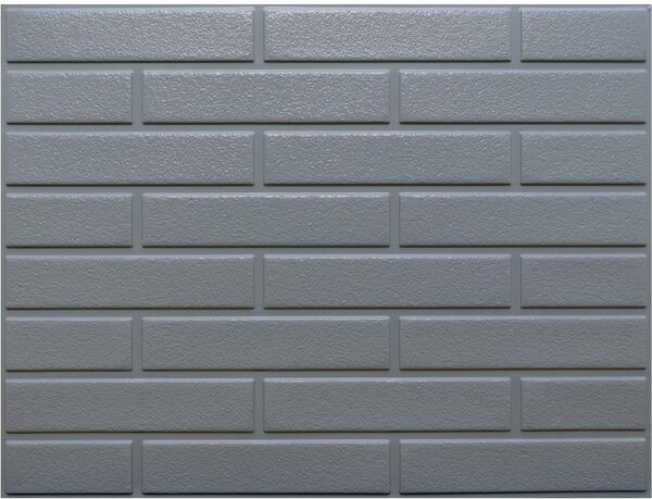 Obkladové panely 3D OS04-K05, cena za kus, rozmer 440 x 580 mm, tehla sivá, IMPOL TRADE