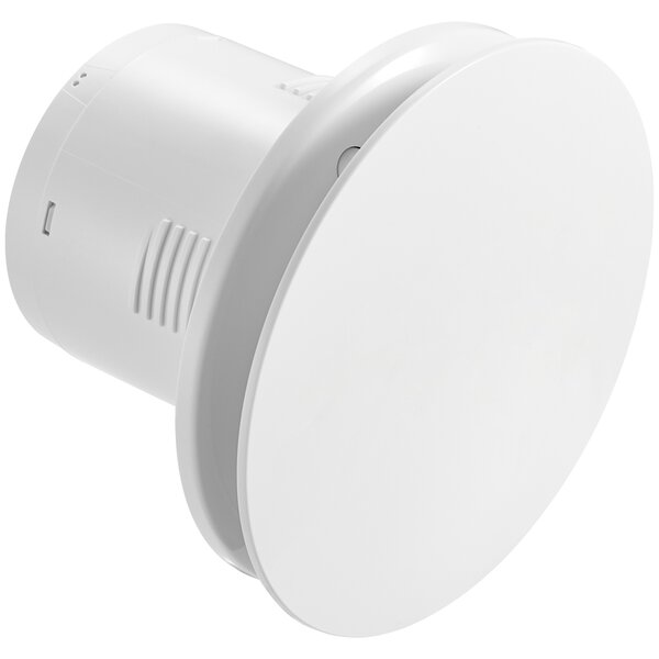 CERANO - Kúpeľňový axiálny okrúhly ventilátor - 12W, potrubie 100mm - biela lesklá