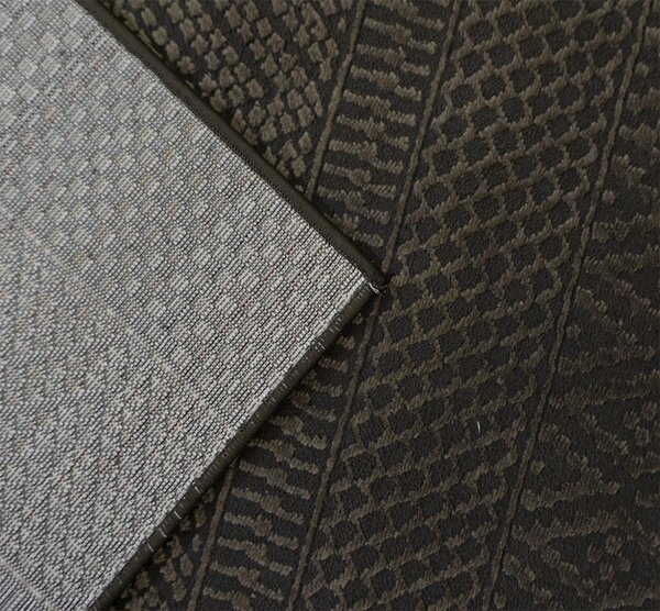 BE Koberec Zurich 1901 DARK GREY – sivý obdĺžnikový Rozmer: 60x100 cm