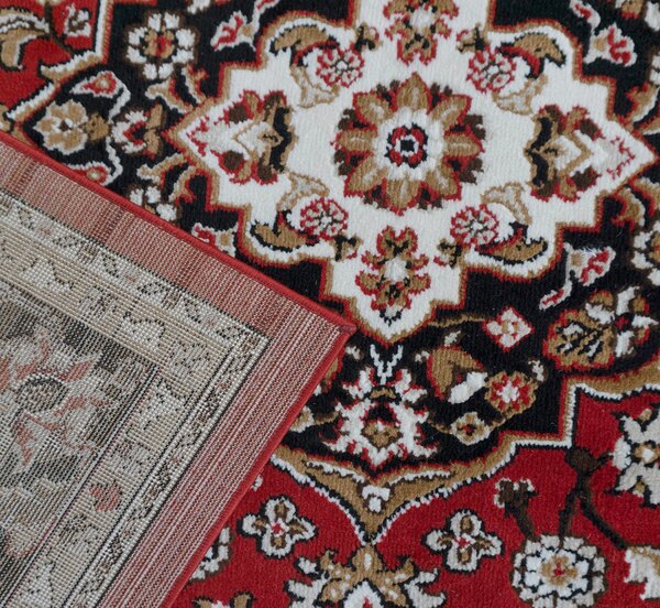 BE Koberec Lotus 9306 RED – červený obdĺžnikový Rozmer: 40x60 cm