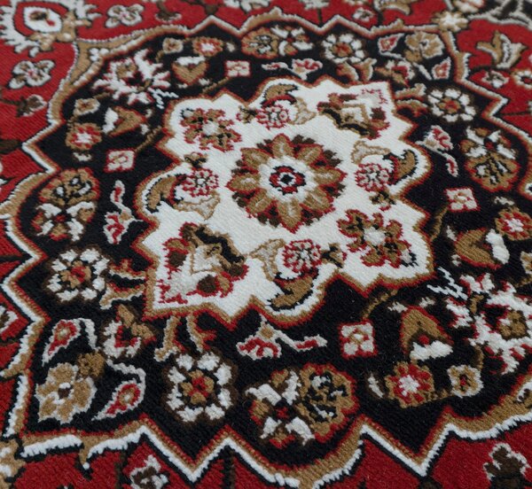 BE Koberec Lotus 9306 RED – červený obdĺžnikový Rozmer: 40x60 cm