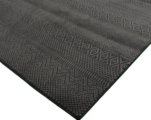 BE Koberec Zurich 1901 DARK GREY – sivý obdĺžnikový Rozmer: 60x100 cm