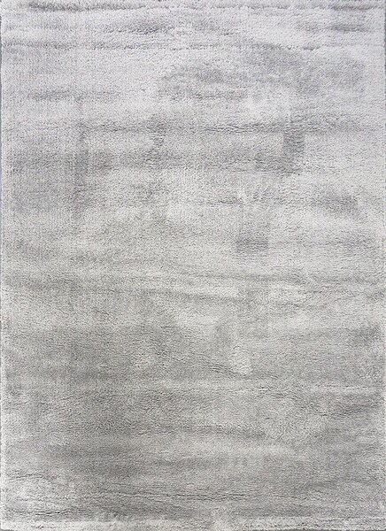 BE Koberec Microsofty 8301 LIGHT GREY – sivý obdĺžnikový Rozmer: 120x180 cm