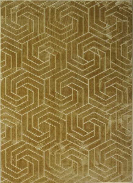BE Koberec Kolekcia Zen Garden 2401 YELLOW – žltý obdĺžnikový Rozmer: 60x100 cm