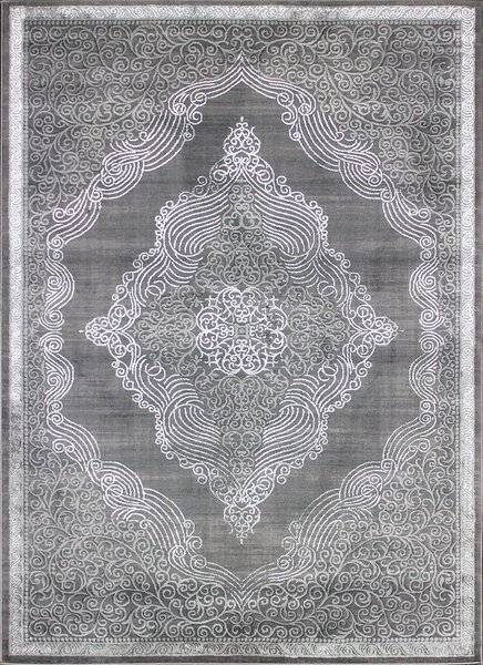 BE Koberec Elite 3935 GREY – sivý obdĺžnikový Rozmer: 60x100 cm