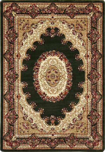 BE Koberec Adora 5547 GREEN – zelený oválny Rozmer: 200x290 cm