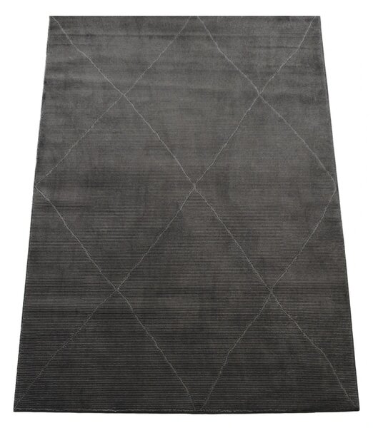 BE Koberec Zurich 1903 DARK GREY – sivý obdĺžnikový Rozmer: 140x190 cm