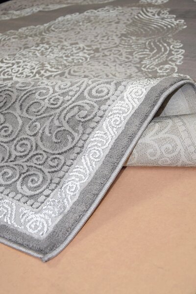 BE Koberec Elite 3935 GREY – sivý obdĺžnikový Rozmer: 60x100 cm