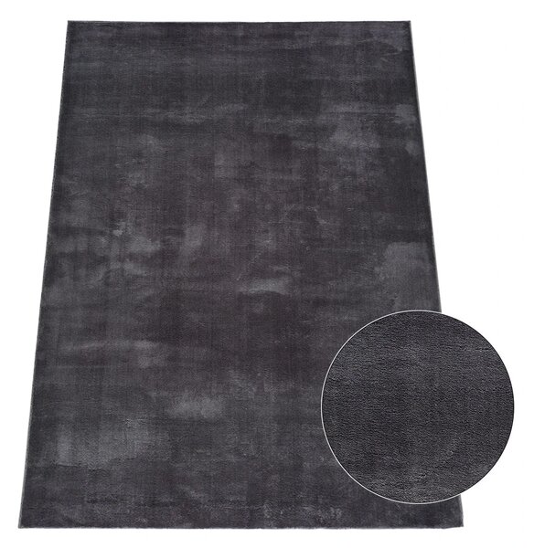 BE Koberec Rabbit 62 ANTHRACITE – viacfarebný obdĺžnikový Rozmer: 40x60 cm