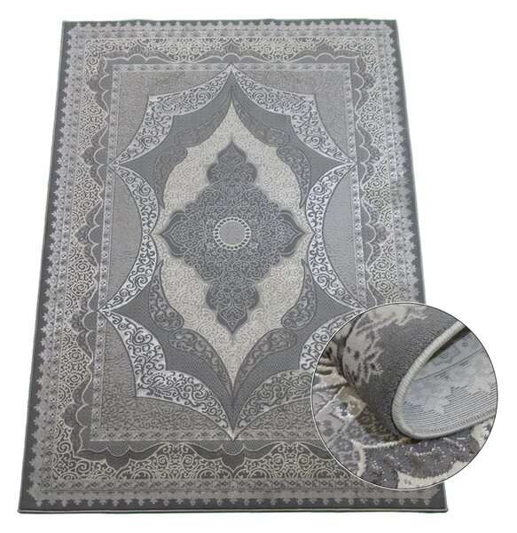 BE Koberec Allianz 6302 GREY – sivý obdĺžnikový Rozmer: 140x190 cm