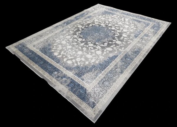 BE Koberec Deluxe 9091 NAVY – námornícky modrý obdĺžnikový Rozmer: 60x100 cm