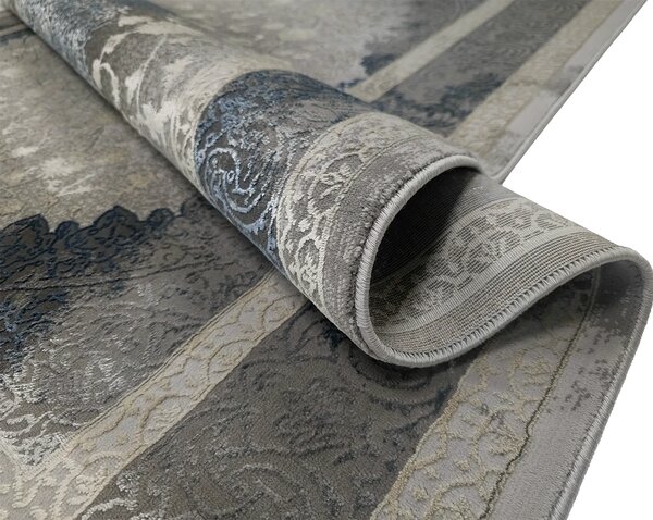 BE Koberec Deluxe 9091 NAVY – námornícky modrý obdĺžnikový Rozmer: 60x100 cm
