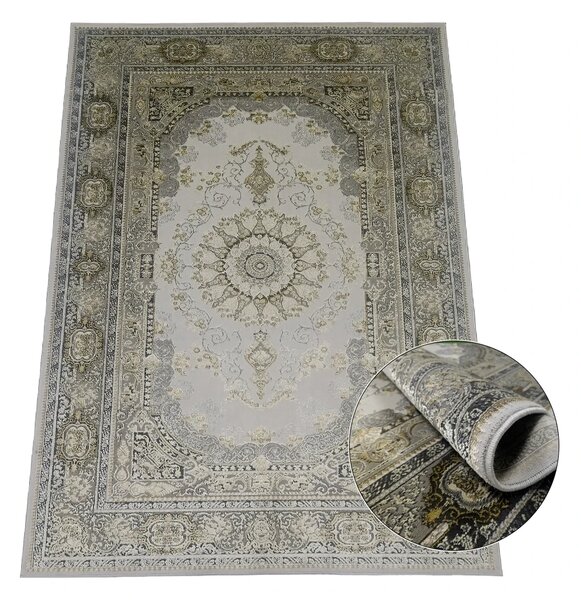 BE Koberec Deluxe 9093 BEIGE – béžový obdĺžnikový Rozmer: 60x100 cm