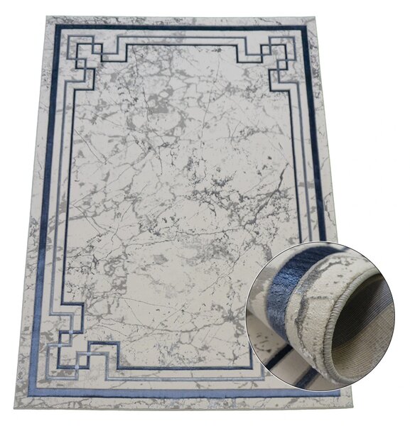 BE Koberec Allianz 6309 NAVY – námornícky modrý obdĺžnikový Rozmer: 60x100 cm