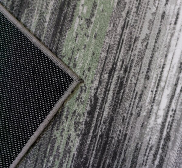 BE Koberec Accra 6505 Grey Green – zelený obdĺžnikový Rozmer: 60x100 cm