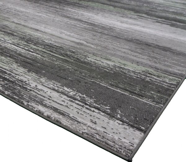 BE Koberec Accra 6505 Grey Green – zelený obdĺžnikový Rozmer: 60x100 cm