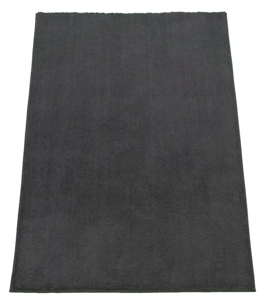 BE Koberec Oslo OSLO 7000 DARK GREY – sivý obdĺžnikový Rozmer: 60x100 cm