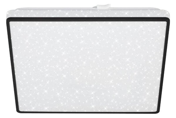 Briloner 3748-415 - LED stropné svietidlo STAR SKY LED/15W/230V 27x27 cm čierna