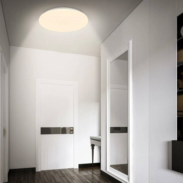 Briloner 3828-016-LED Kúpeľňové stropné svietidlo s pohybovým senzorom WALK LED/24W/230V IP54 priemer 35 cm
