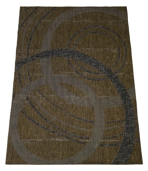 BE Koberec Eqos 0003 BROWN – hnedý obdĺžnikový Rozmer: 140x190 cm