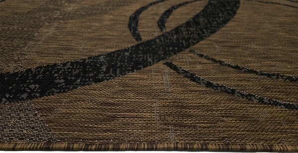 BE Koberec Eqos 0003 BROWN – hnedý obdĺžnikový Rozmer: 140x190 cm