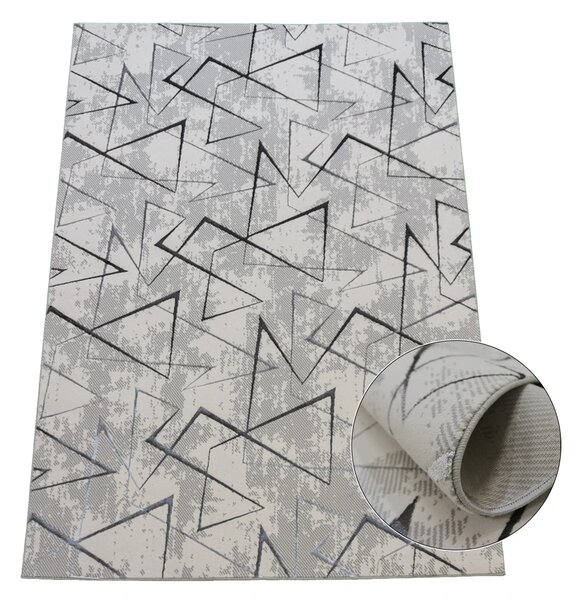 BE Koberec Esprit 3608 GREY – sivý obdĺžnikový Rozmer: 60x100 cm