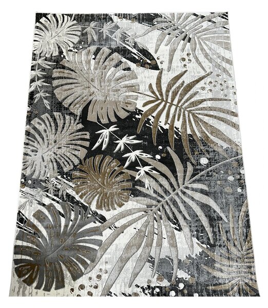 BE Koberec Pera 3302 BEIGE – béžový sivý obdĺžnikový Rozmer: 60x100 cm