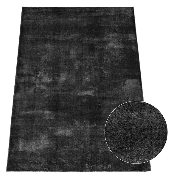 BE Koberec Rabbit 62 BLACK – čierny obdĺžnikový Rozmer: 200x290 cm
