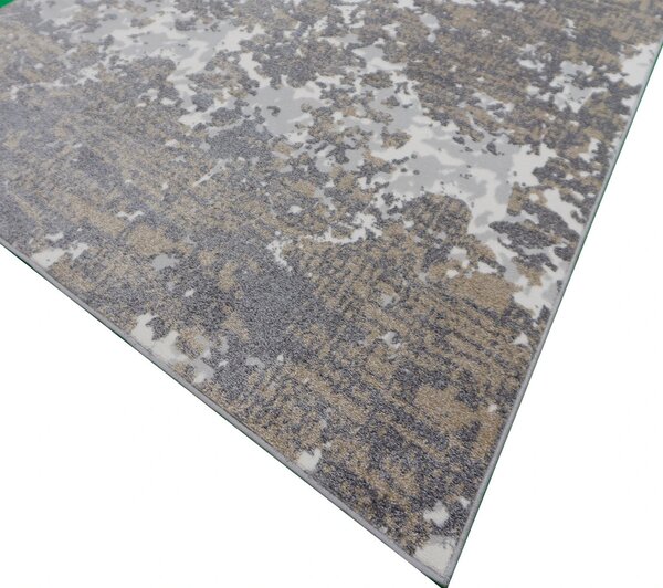 BE Koberec Siesta 1150 BEIGE GREY – sivý obdĺžnikový Rozmer: 50x80 cm