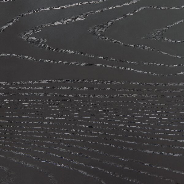 Jedálenský stôl čierny MDF železo 160/200 x 90 cm rozkladací obdĺžnikový tvar pre 6 osôb moderný štýl kuchyňa jedáleň