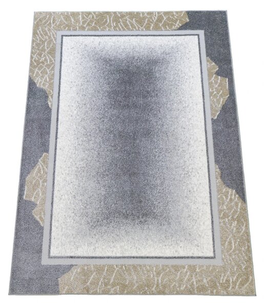 BE Koberec Siesta 1151 BEIGE GREY – sivý obdĺžnikový Rozmer: 50x80 cm