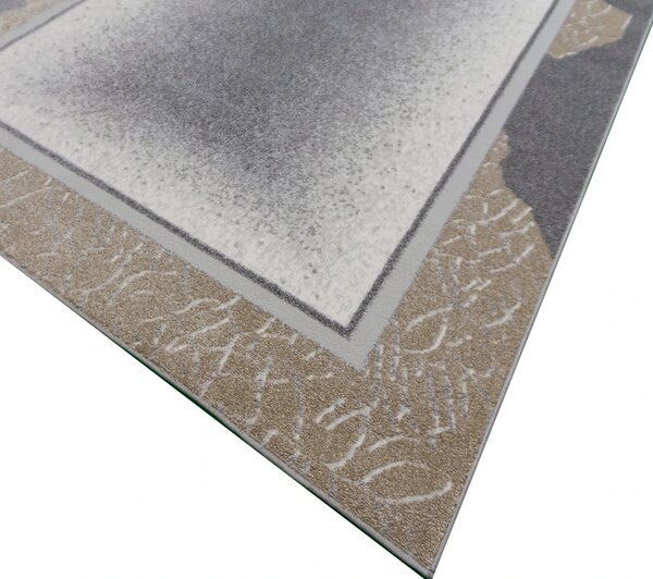 BE Koberec Siesta 1151 BEIGE GREY – sivý obdĺžnikový Rozmer: 50x80 cm