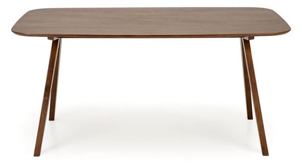Halmar MIGUEL jedálenský stôl 160/90/75/131cm, MDF/dýha, orech/orech