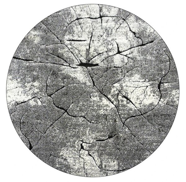 BE Koberec Miami 129 GREY Koło – sivý okrúhly Rozmer: 100 cm
