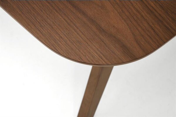 Halmar MIGUEL jedálenský stôl 160/90/75/131cm, MDF/dýha, orech/orech