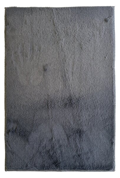 BE Koberec Puffy PUFFY 060 DARK GREY – sivý obdĺžnikový Rozmer: 40x60 cm
