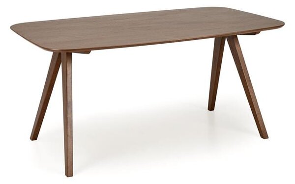 Halmar MIGUEL jedálenský stôl 160/90/75/131cm, MDF/dýha, orech/orech