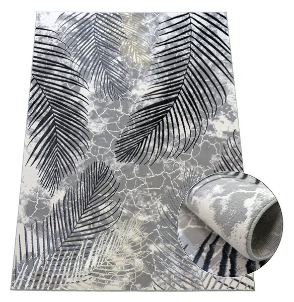 BE Koberec Esprit 3610 GREY – sivý obdĺžnikový Rozmer: 60x100 cm