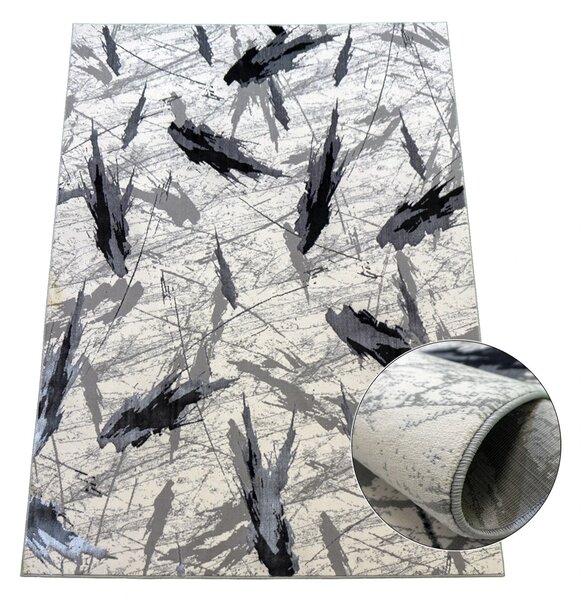 BE Koberec Allianz 6310 GREY – sivý obdĺžnikový Rozmer: 60x100 cm