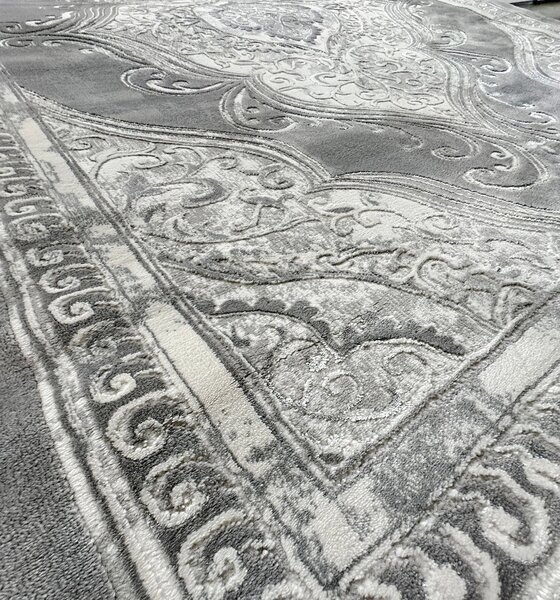 BE Koberec Opera 8081 GREY – sivý obdĺžnikový Rozmer: 60x100 cm
