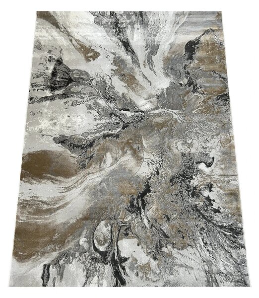 BE Koberec Pera 3303 BEIGE – béžový sivý obdĺžnikový Rozmer: 60x100 cm