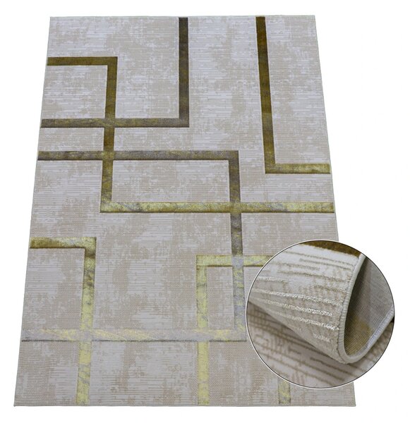 BE Koberec Esprit 3609 BEIGE – béžový obdĺžnikový Rozmer: 120x180 cm