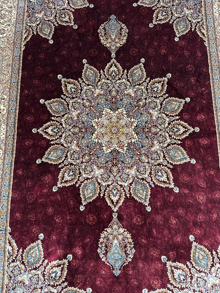 BE Koberec Sultan 1203 RED – červený obdĺžnikový Rozmer: 150x225 cm