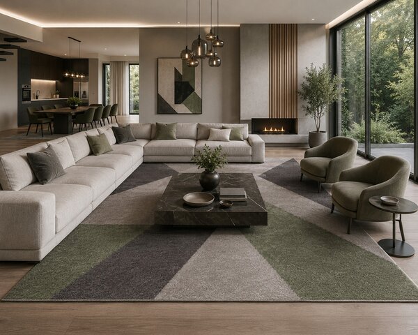 Balta , TRHÁK: Kusový koberec RE_LEASE 67759-971, 80x150, zelená, obývacia izba